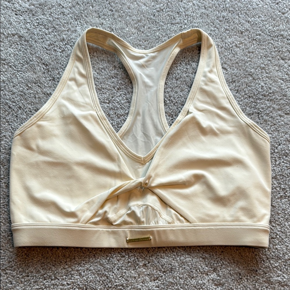 Gymshark x Whitney Simmons V3 Collection Unbleached Mesh Sports Bra